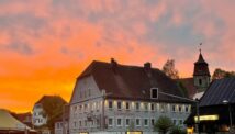 Gasthof in der Abendsonne